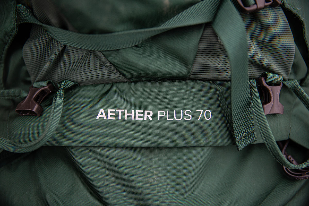 Osprey aether 70 carry clearance on